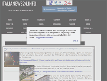 Tablet Screenshot of italianews24.info
